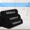 Panelee 13 Inch Makeup Washcloths Black Makeup Towels Cotton Face Wash Cloths Bulk Facial Remover Cleansing Towels Soft Cosmetic Water Absorbent for Women Hand Skin Care(12 Pcs) view 4