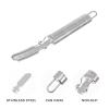 Angoily 2pcs Pig Hair Removal Knife Portable Metal Scraper for Kitchen Stainless Steel Wool Scraper Without view 4
