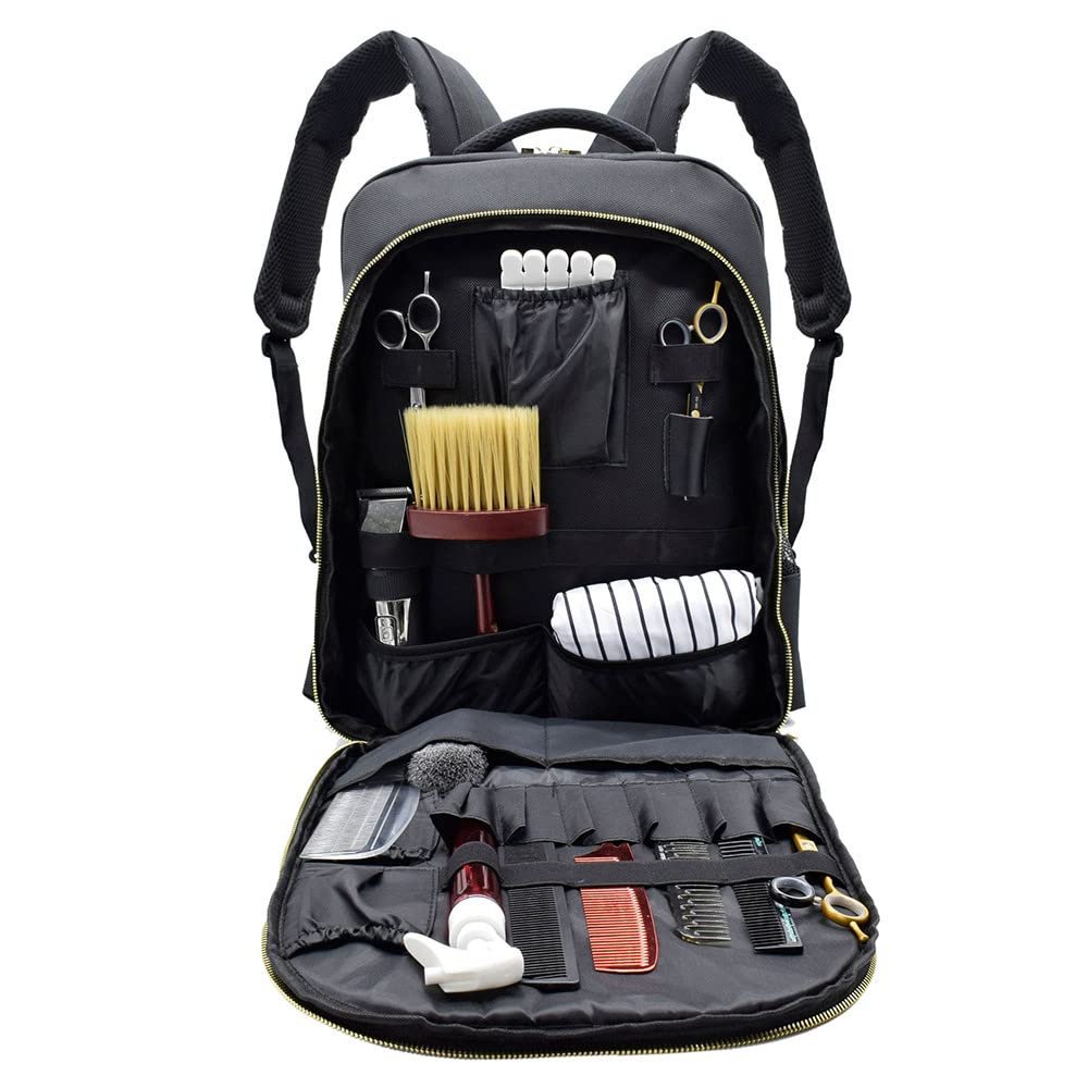 HKUKUUU Barber Bag Travel Backpack Storage Bags Hairdressing Tool Storage Pack Makeup Large Capacity Knapsack Multifunctional Rucksack