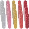 150 Pieces Disposable Mini Nail Files Bulk Double Sided Emery Small Colorful Nail Files for Home Salon Use (Glitter Style) view 1