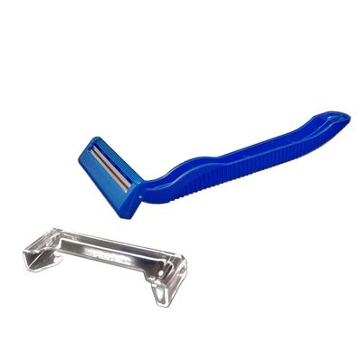 Disposable Twin Blade Razor [Pack of 500] Professional Blue Easy Grip Throw Away Single Use Body Shaving Razors for Silky Smooth Shave for Men and Women with Sensitive Skin  Home, travel, homeless