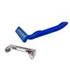 Disposable Twin Blade Razor [Pack of 500] Professional Blue Easy Grip Throw Away Single Use Body Shaving Razors for Silky Smooth Shave for Men and Women with Sensitive Skin  Home, travel, homeless view 1
