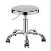 LUXUCURE Heavy Duty Rolling Stool,Lift Swivel Stools Medical Spa Stool with Wheels,Stainless Steel Salon Stool for LaboratoryBarber ShopBeauty Vanity Makeup,200kg Load view 1