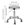 LUXUCURE Heavy Duty Rolling Stool,Lift Swivel Stools Medical Spa Stool with Wheels,Stainless Steel Salon Stool for LaboratoryBarber ShopBeauty Vanity Makeup,200kg Load view 2