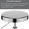 LUXUCURE Heavy Duty Rolling Stool,Lift Swivel Stools Medical Spa Stool with Wheels,Stainless Steel Salon Stool for LaboratoryBarber ShopBeauty Vanity Makeup,200kg Load view 3