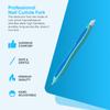 Cuticle Pusher UV Gel Polish Soak Off Remover Tool Nail Arts Cuticle Trimmer (Blue) view 3