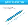 Cuticle Pusher UV Gel Polish Soak Off Remover Tool Nail Arts Cuticle Trimmer (Blue) view 4