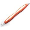 Cuticle Pusher UV Gel Polish Soak Off Remover Tool Nail Arts Cuticle Trimmer (Orange White) view 1