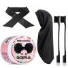 Goiple Edge Control Wax for Women - Strong Hold, Non-greasy Smoother, Strawberry Scent (4oz + Edge Scarf + Hair Bonnet + 2 Edge Brushes) view 1