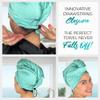 THE PERFECT HAIRCARE Microfiber Hair Large Towels Wrap for Women - Smooth as Silk - Anti-Frizz for Curly, Wavy, Straight Hair Girls - Plopping Essential - Easier to Use Than a T-Shirt - 2 Pack view 4