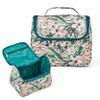 Conair Travel Makeup Bag, Large Toiletry and Cosmetic Bag with Internal Organizer, Perfect for Weekend Getaways or Long Vacations, Weekender Shape in Tropical Print view 1
