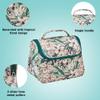 Conair Travel Makeup Bag, Large Toiletry and Cosmetic Bag with Internal Organizer, Perfect for Weekend Getaways or Long Vacations, Weekender Shape in Tropical Print view 2