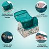 Conair Travel Makeup Bag, Large Toiletry and Cosmetic Bag with Internal Organizer, Perfect for Weekend Getaways or Long Vacations, Weekender Shape in Tropical Print view 3