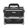 Conair Makeup Beauty Case, Cosmetic Case, with Expandable Shelves and Locking Latch, in Black Print, London SOHO New York for Conair view 1