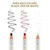 BRAWNA 6 Pcs Brow Pro Peel Off Pencils with 1 Sharpener - Waterproof Eyebrow Mapping Pencil - Microblading Supplies - PMU Kit - Black view 4