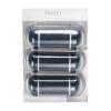 3 Coarse Replacement Roller Head for Model IW-9043 IW-9046 Electric Callus Remover Foot File Pedicure Tools for Feet Callus Shaver Pedicure kit for Cracked Heels and Dead Skin, Black view 1
