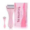 Bosiano Ice Roller for Face, Ice Face Roller Massager Freezer Skin Care, Facial Ice Roller for Face & Eye Puffiness Relief, Eye Roller for Puffy Eyes, Pink Face Massager Roller Freezer view 1