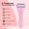 Bosiano Ice Roller for Face, Ice Face Roller Massager Freezer Skin Care, Facial Ice Roller for Face & Eye Puffiness Relief, Eye Roller for Puffy Eyes, Pink Face Massager Roller Freezer view 3