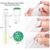 70 Pieces Lash Shampoo Brushes Facial Cleansing Makeup Brushes,Include 30 Eyelash Extensions Cleaning Brush,10 Mascara Brushes with Container,30 Diposable Lash Wands Blackhead Remover,Pink view 3