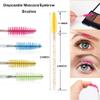 70 Pieces Lash Shampoo Brushes Facial Cleansing Makeup Brushes,Include 30 Eyelash Extensions Cleaning Brush,10 Mascara Brushes with Container,30 Diposable Lash Wands Blackhead Remover,Pink view 4