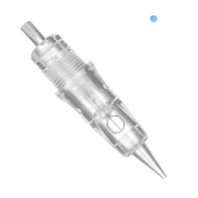 CHUSE C22 Prevents Ink Spitback Safety Tattoo Pro Cartridges Needles Permanent Makeup Needles Box of 10Pcs (1R 0.35)