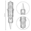 CHUSE C22 Prevents Ink Spitback Safety Tattoo Pro Cartridges Needles Permanent Makeup Needles Box of 10Pcs (1R 0.35) view 2