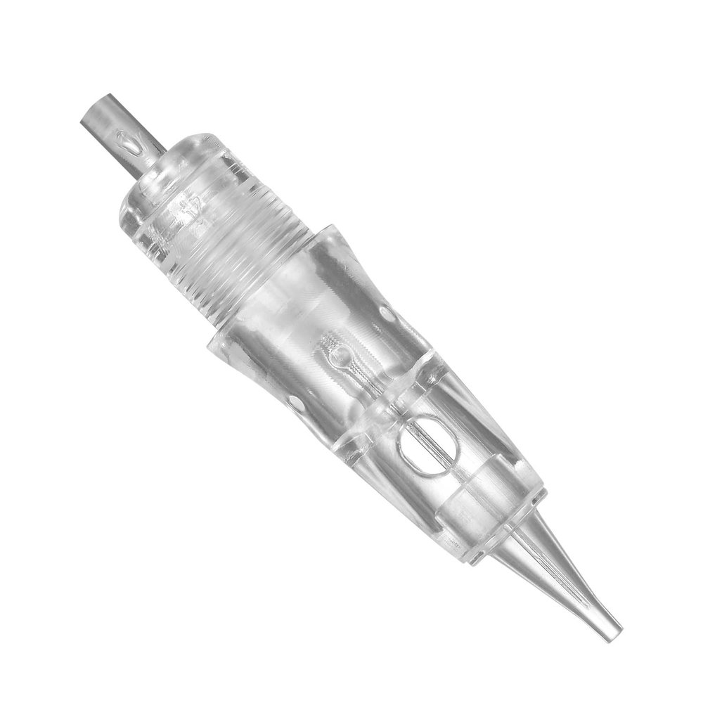 CHUSE C22 Prevents Ink Spitback Safety Tattoo Pro Cartridges Needles Permanent Makeup Needles Box of 10Pcs (5R 0.3)