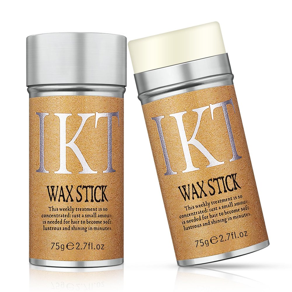 Hair Wax Stick, 2 PCS - Slick Stick for Hair Non-greasy Styling Hair Pomade Stick for Flyaways Edge Frizz Hair, 2.7 Oz