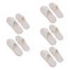 Beaupretty 6pairs Comfortable Disposable Guest Slippers Non-slip Soft Travel Slippers for Home Hotels and Spas of Skid for Men and Women view 1