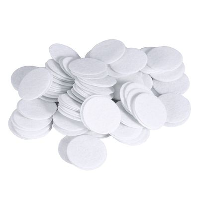 Microdermabrasion Filter, 100Pcs Microdermabrasion Cotton Filters Replacement Round Filtering Pad Vacuum Filters Accesories for Beauty Machine (25mm)