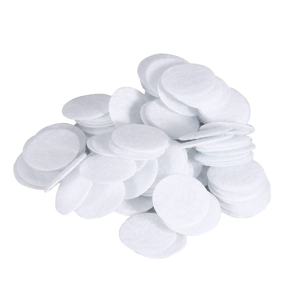 Microdermabrasion Filter, 100Pcs Microdermabrasion Cotton Filters Replacement Round Filtering Pad Vacuum Filters Accesories for Beauty Machine (20mm)