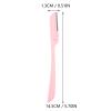FOMIYES 10pcs Folding Eyebrow Trimmer Foldable Eyebrow Razor Dermaplaning Tool for Face Shaver Eyebrow Brow Shaping Razor Eyebrow Shaving Tool Spray Women's Stainless Steel Refill view 3