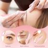 FOMIYES 10pcs Folding Eyebrow Trimmer Foldable Eyebrow Razor Dermaplaning Tool for Face Shaver Eyebrow Brow Shaping Razor Eyebrow Shaving Tool Spray Women's Stainless Steel Refill view 4