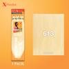 Sensationnel X-pression prestretched braiding hair - 3x braid 58 inch all kanekalon flame retardant synthetic braid for box braids and twists (1 pack, 613 BLONDE) view 2