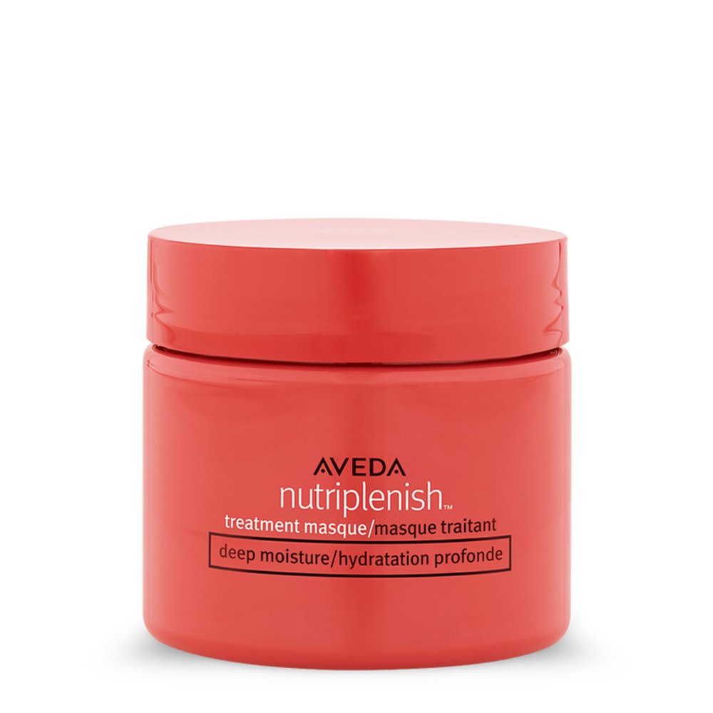 Aveda Nutriplenish Treatment Masque Deep Moisture | Intense Deep Conditioning Masque for Dry, Brittle Hair | Organic Pomegranate Oil, Coconut Oil, Mango Butter | 96% Naturally Derived*, 0.85 Fl Oz