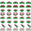 Meme Series Womaha 40 Sheets Wales Flag Temporary Tattoos for Kids Football Temporary Face Tattoos view 1
