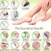Dr. Entre's 32-Piece Pedicure Kit: 32 Professional Pedicure Tools Supplies Set, Callus Remover with Foot File, Nail File Buffer, Feet Scrubber Dead Skin Remover, Foot Care Kit, Scraper Shaver view 2
