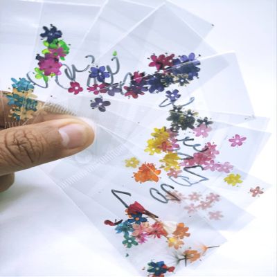 Fantasy Nails Flores Secas (Dry Flowers) in plastic bags 12 bags different styles Nail Art Decoration (Mexican Style)