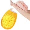 RTcald 2-in-1 Skin-Friendly Bath Sponge,Exfoliating Body Spa Bath Mitt,Double-Sided Dual-Use Bath Shower Loofah Glove,Double Sided Bath Sponge Gloves,Skin Care for Bathing (Yellow) view 1