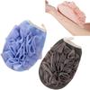 RTcald 2-in-1 Skin-Friendly Bath Sponge,Exfoliating Body Spa Bath Mitt,Double-Sided Dual-Use Bath Shower Loofah Glove,Double Sided Bath Sponge Gloves,Skin Care for Bathing (Blue+Grey) view 1