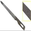 5 Inch Stainless Steel Triple Cut Nail File for Fingernails, Toenails, Scraping, Strengthening, Three (3) Pack view 1