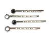 Boho Black & White Stone Hair Pins, Western Hair Pin, Cowgirl Hair Pin, Decorative Bobby Pin, Womens Hair Accessories, Southwestern Hair Pins view 1