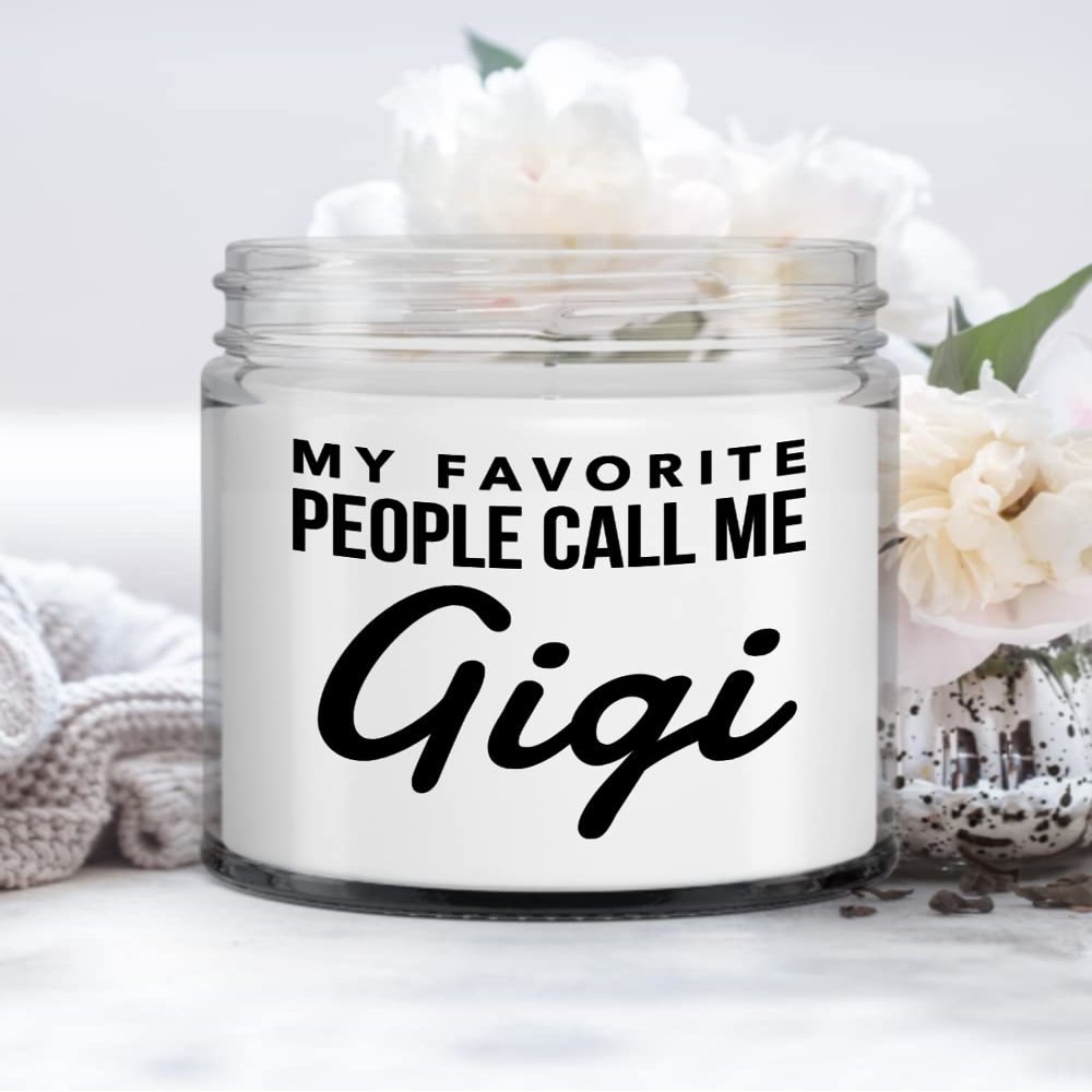 FG Imagination Gigi Gift Gigi Candle Soy Wax Vanilla Gift for Gigi