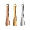 3 Pack Metal Makeup Spatula, Mini Spoon Beauty Scoop for Mixing, Facial Cosmetic, Face Mask (Silver & Gold & Rose Gold) view 1