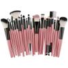 Sxdthy 25 pcs Makeup Brush Sets Professional Cosmetics Brushes Eyebrow Powder Foundation Shadows Make Up Tools (Color : B) view 1