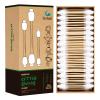 Baby Cotton Swabs - 108 Count - FSC Certified and PETA Approved, Bamboo Handle Cotton Tips, 100% Biodegradable, Gentle, Eco Friendly, Double Tips, Plastic Free Safety Baby Cotton Buds by Isshah view 1