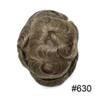 Healthlif Toupee For Men Remy Human Hair Invisable Hairline Men Hairpiece Ultra Thin Skin 0.06mm Toupee Men V-looped Remy Hair System For Men 8X10#630#6 Light Brown+30% Grey 90% Density view 2