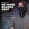 Beard Mask for Men, Beard Mask, Mens Face Mask, Reusable, Adjustable ear band, BEARDSYYC (9 Inches, Black) view 4