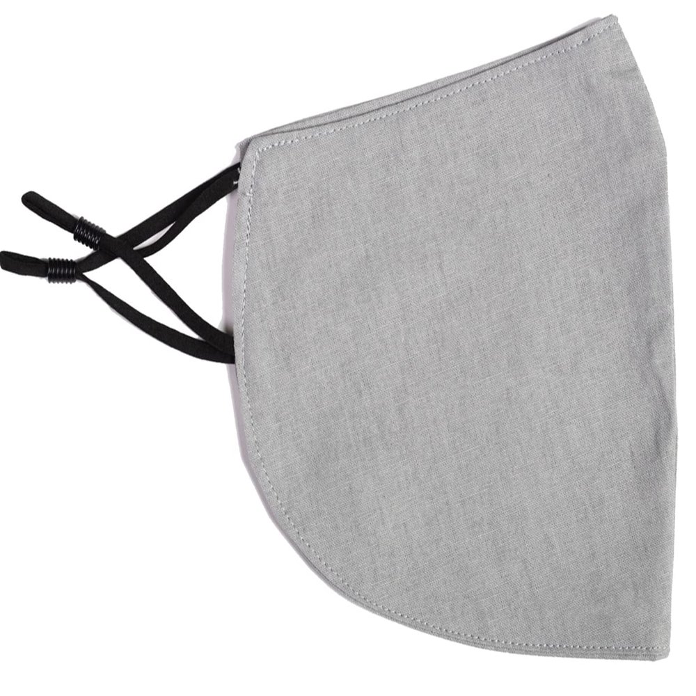 Beard Mask for Men, Beard Mask, Mens Face Mask, Reusable, Adjustable ear band, BEARDSYYC (9 Inches, Light Grey)