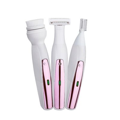 Feilx Cordless All-in-One Advanced Wet & Dry Rechargeable Womens Electric Shaver for Sensitive Skin with Bikini Attachment and Pop-Up Trimmer